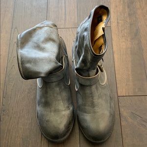 Chelsea crew distressed flat ankle boot